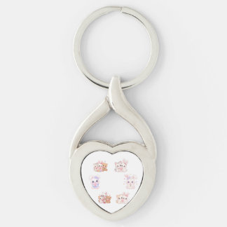 Sweet Kawaii Best Friends Keychain - 