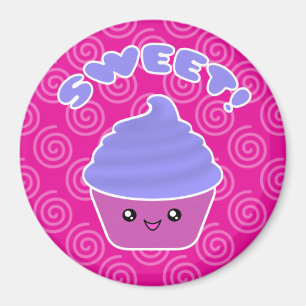 Sweet Kawaii Cupcake Magnet