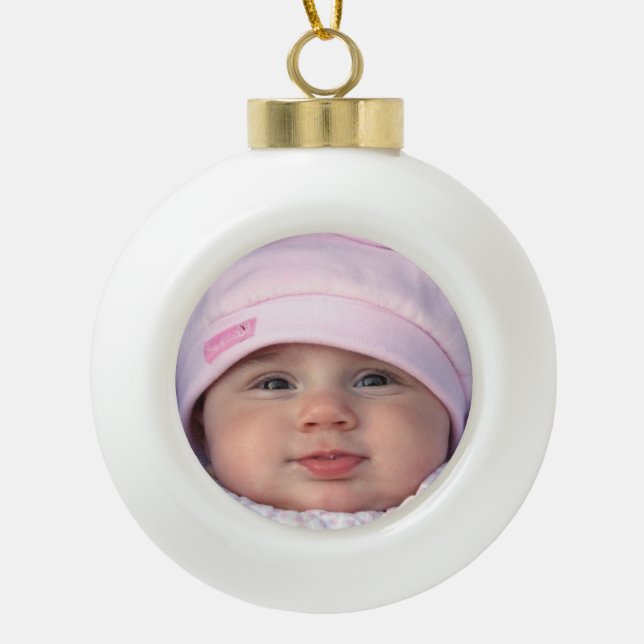 SWEET Keepsake personalised digital photo ornament (Front)