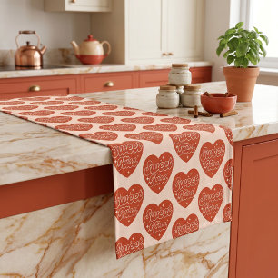 Sweet Kiss Long Table Runner