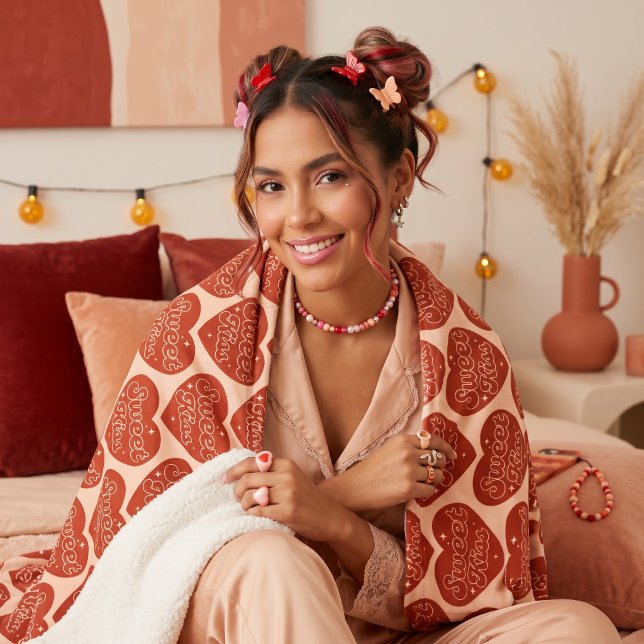 Sweet Kiss Sherpa Blanket (Creator Uploaded)