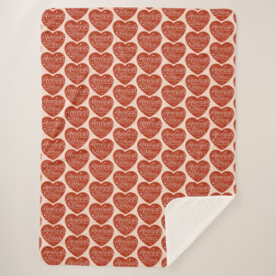 Sweet Kiss Sherpa Blanket