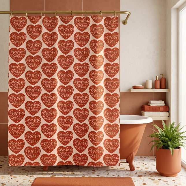 Sweet Kiss Shower Curtain (Creator Uploaded)