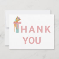 *~* Sweet Kitten Pastel Baby Shower Thank You