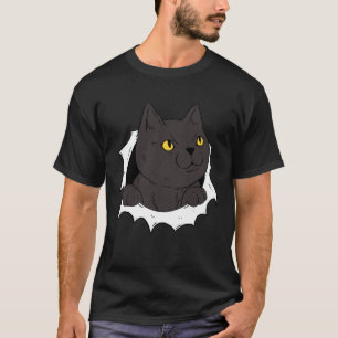 Sweet Kitten Torn Cloth   Cat  Cat Owner Cat Lady T-Shirt