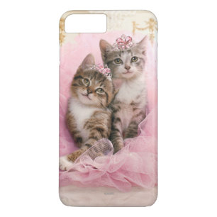 Sweet Kittens in Tiaras and Pink Sparkly Tutu Case-Mate iPhone Case