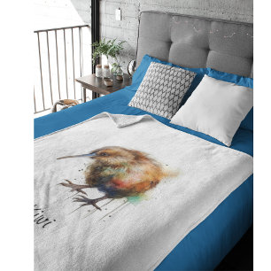 Sweet Kiwi, custom Fleece Blanket