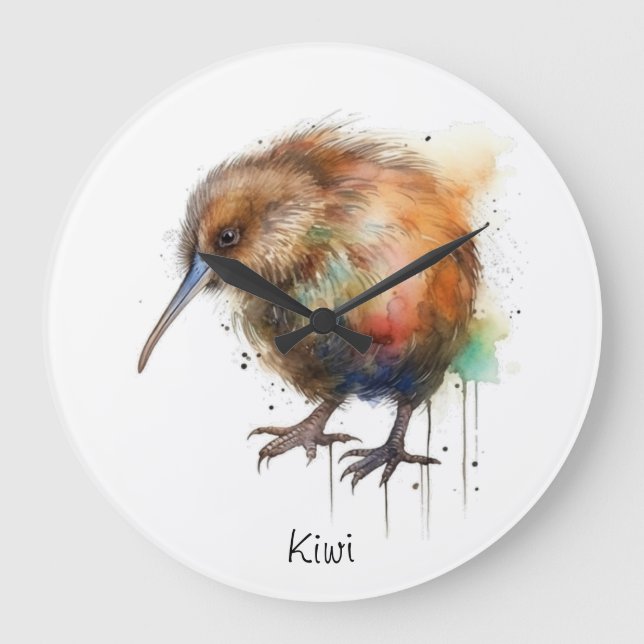 Sweet Kiwi, custom Large Clock (Front)