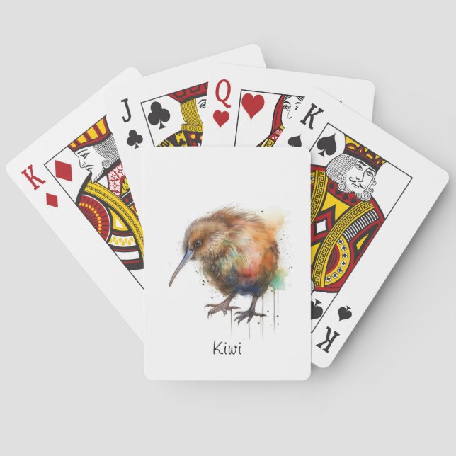 Sweet Kiwi, custom Playing Cards (Back)