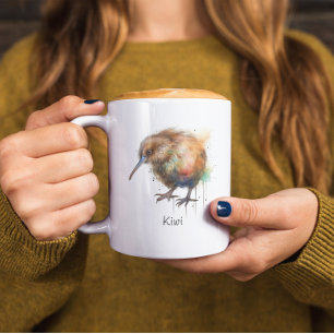 Sweet Kiwi, custom Two-Tone Coffee Mug