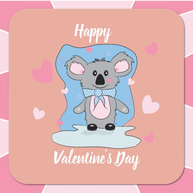 Sweet koala kids Valentine's Day stickers (Creator Uploaded)