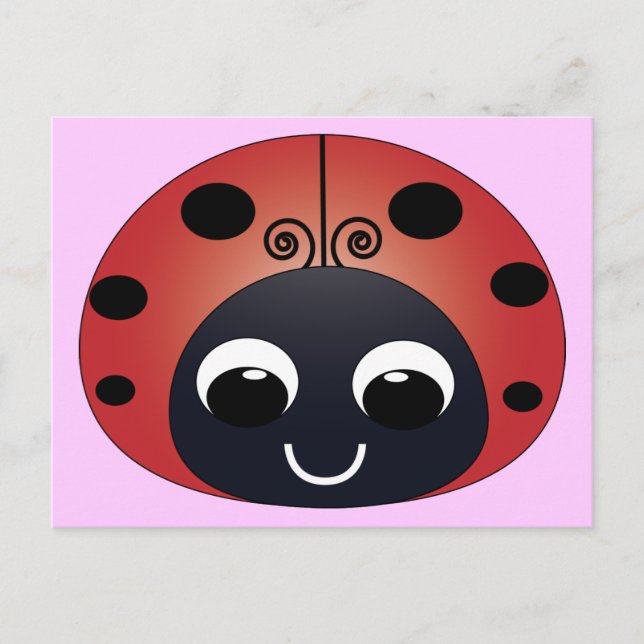 Sweet Ladybug Postcard (Front)