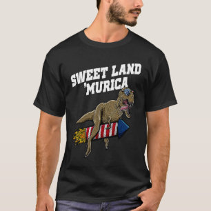 Sweet Land Murica Patriotic American Patriotism US T-Shirt