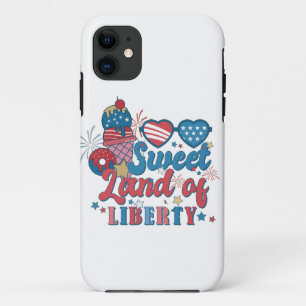 SWEET LAND OF LIBERTY patriotic Case-Mate iPhone Case