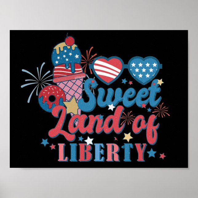 SWEET LAND OF LIBERTY patriotic                    Poster (Front)