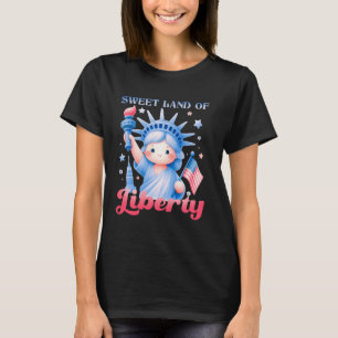 Sweet Land of Liberty Statue Style T-Shirt