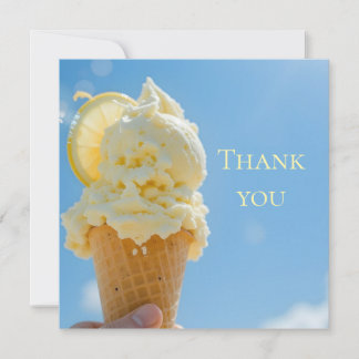 Sweet Lemon Summer Thank You Card