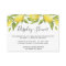 Sweet Lemons & Greenery Display Shower Card