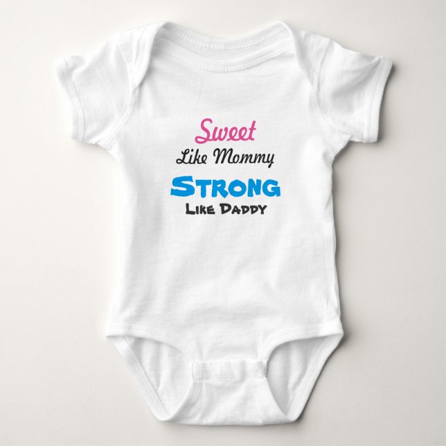 Sweet Like Mummy Baby Bodysuit (Front)