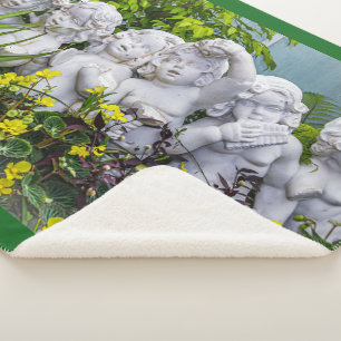 Sweet little angels... sherpa blanket