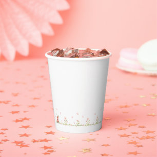Sweet Little Apple Blossom Baby Shower Paper Cups
