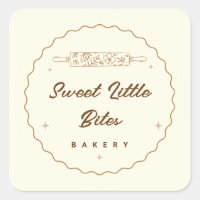 Sweet Little Bites Bakery Logo Sticker
