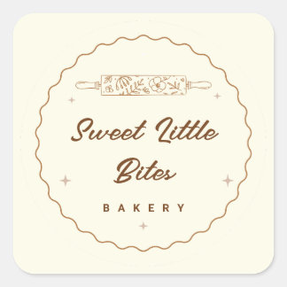 Sweet Little Bites Bakery Logo Sticker