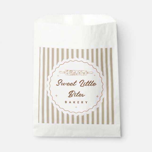 Sweet Little Bites Small Bakery Paper Bag (Front)