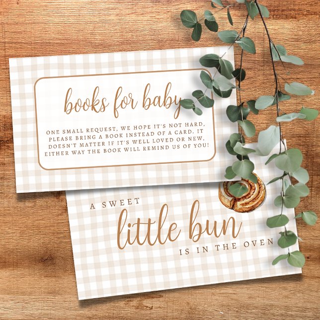 Sweet Little Bun in the Oven Books for Baby Business Card (Creator Uploaded)
