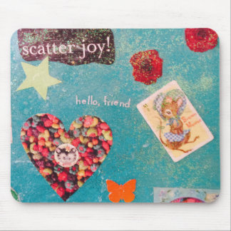 Sweet Little Cheering Mouse Pad. Pad