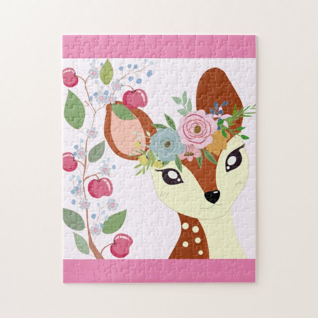 Sweet Little Deer Jigsaw Puzzle (Vertical)