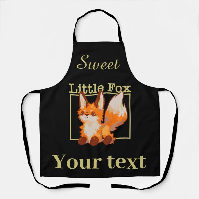 Sweet little Fox, fox, Apron (Front)