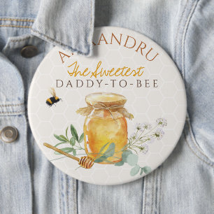 Sweet Little Honey Baby Shower 6 Cm Round Badge