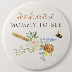 Sweet Little Honey Baby Shower Thank You Favour 6 Cm Round Badge