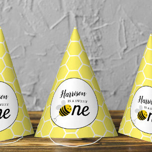 Sweet Little Honey Bee 1st Birthday Party Hat