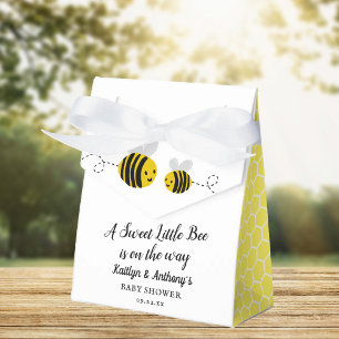 Sweet Little Honey Bee Baby Shower Favour Box