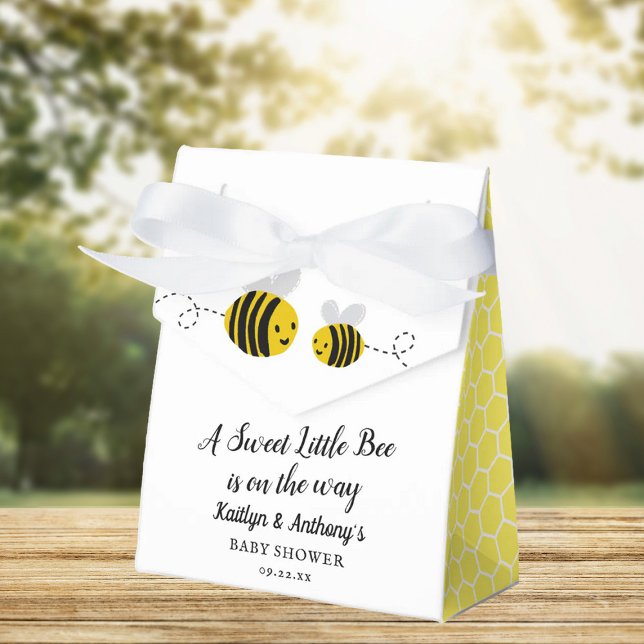 Sweet Little Honey Bee Baby Shower Favour Box (Creator Uploaded)