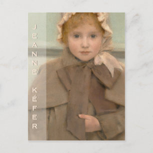 Sweet little Jeanne (Khnopff) CC0534 Postcard