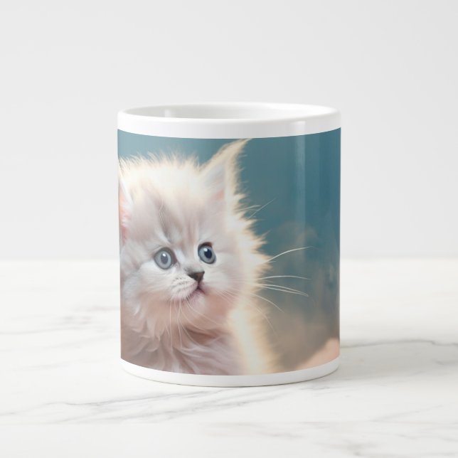 Sweet little kitten. Extra Large Coffee Mug  (Front)