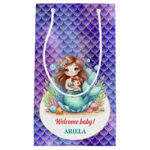 Sweet Little Mermaid Baby Small Gift Bag