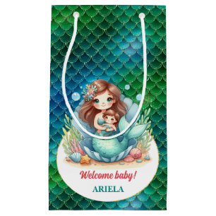 Sweet Little Mermaid Baby Small Gift Bag