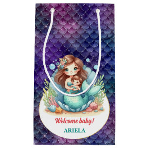 Sweet Little Mermaid Baby Small Gift Bag