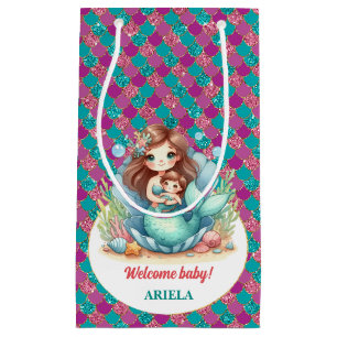 Sweet Little Mermaid Baby Small Gift Bag