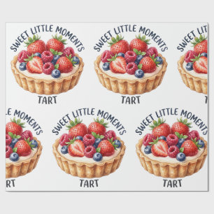 Sweet Little Moments Berry Fruit Tart Wrapping Paper