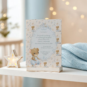 Sweet Little Mouse Baby Shower Invitation