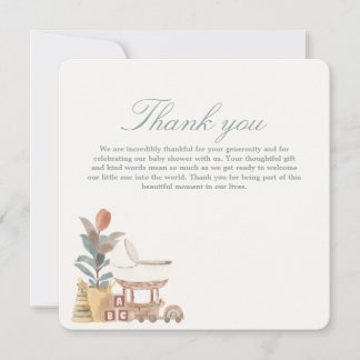 Sweet Little One Baby Shower Card