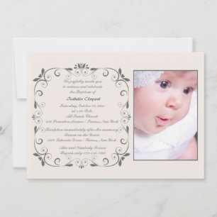 Sweet Little One Photo Invitation