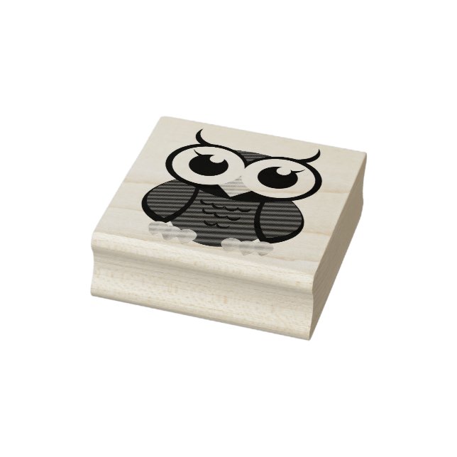 Sweet Little Owl Rubber Stamp (Stamp)