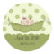 Sweet Little Pea Twin Girls Baby Shower Sticker