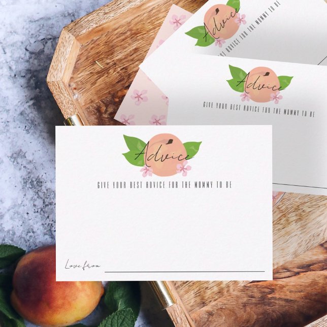 Sweet little peach  advice card (Creator Uploaded)